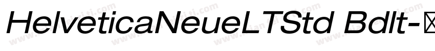 HelveticaNeueLTStd Bdlt字体转换